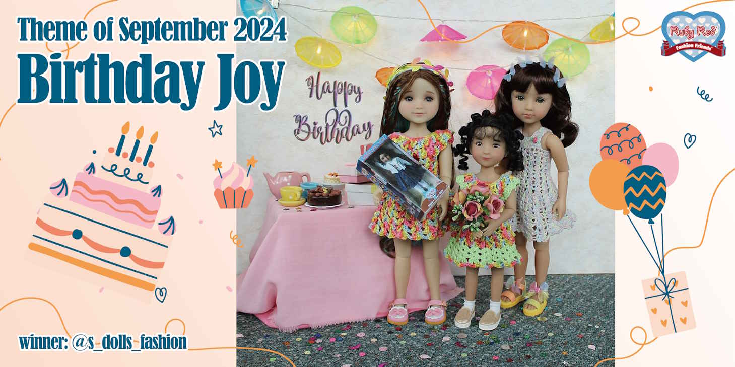 Ruby Red Fashion Friends Dolls - Photo of the month winner - Sep 2024